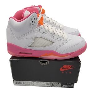 Jordan 5 Retro WNBA Pinksicle Safety Orange (GS) Size 5.5Y